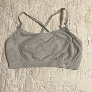 White sports bra